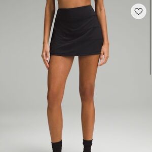 Lululemon Athletica Pace Rival Black Tennis Skirt